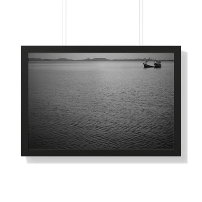 "Forgotten Boat" Framed Photographic Print