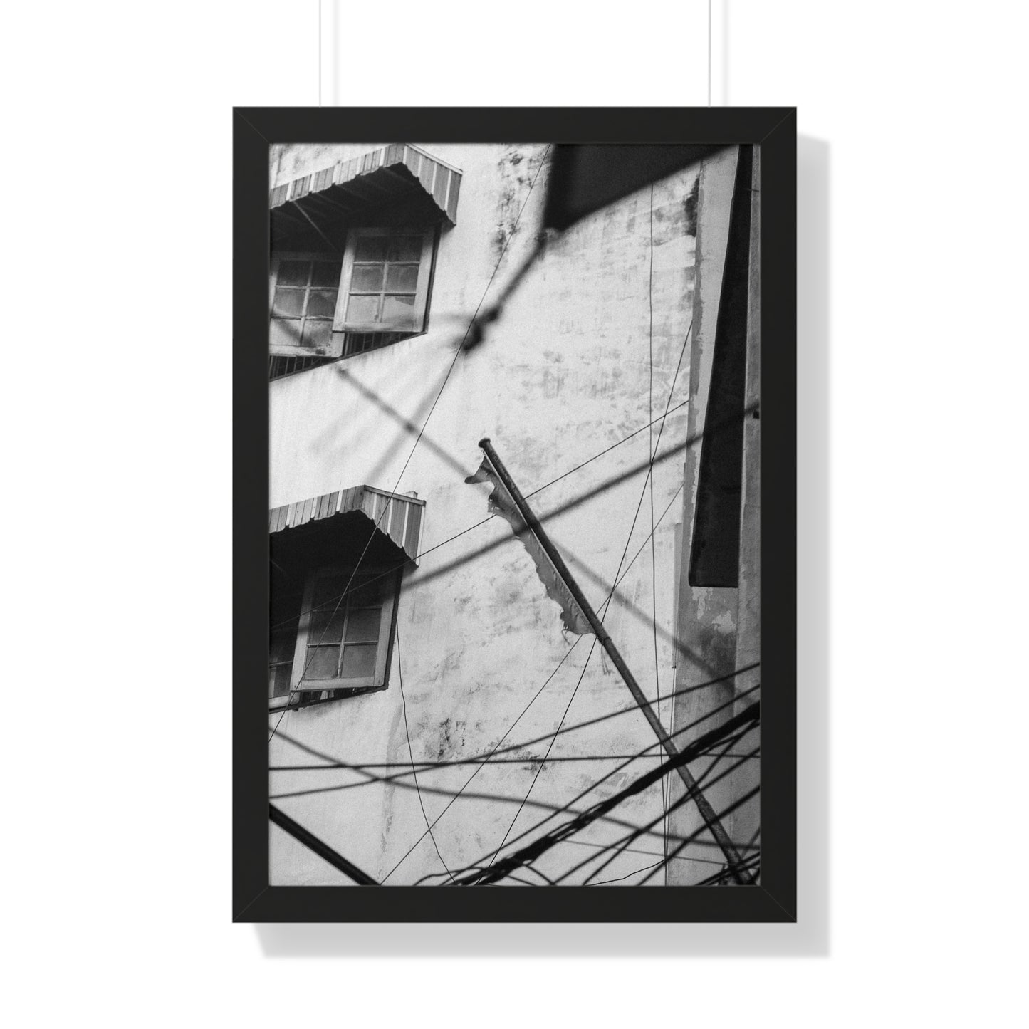 "Fragmented Lines" Framed Photographic Print