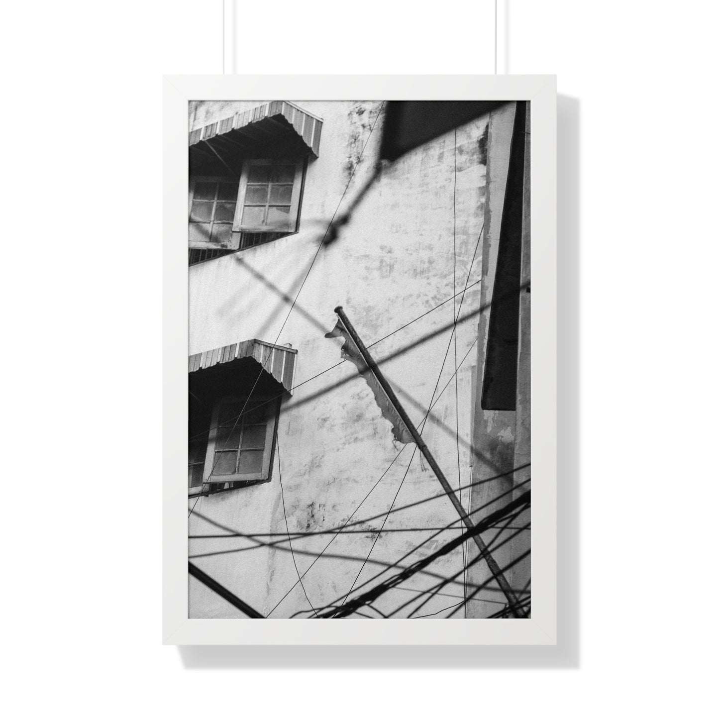 "Fragmented Lines" Framed Photographic Print